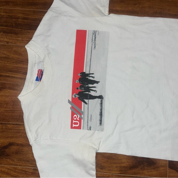 Vintage U2 VERTIGO 2005 Concert tour t-shirt Small White Cowboy - Picture 2 of 10